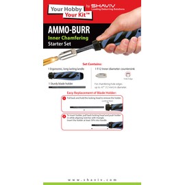SHAVIV Ammo Burr Series: Inner Chamfering Shell Deburring Set