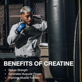 RAW Nutrition Creatine Monohydrate Powder - Unflavored Micronized Creatine Monohydrate Workout Supplement for Muscle Energy, Strength & Endurance - Cr