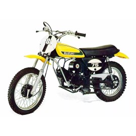 Unbranded 1974 SUZUKI TM-75L MINI CROSS SALES AD PHOTO