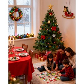 GuuG Real Christmas Tree Stand Base - Live Trees Small Christmas Tree Holder up to 6.5ft Trees for Real Xmas Trees Decoration 0.53 Gal Star (Red)