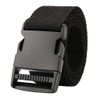 FATASH Quick Release Tactical Belt, Nylon Web Hiking Belt, Military