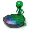 Auhafaly Gifts Alien Smoking Ashtray, 4 inches, Multicolor