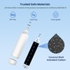 GLACIER FRESH Replacement for 7012333 Ice Maker Water Filter, Compatible