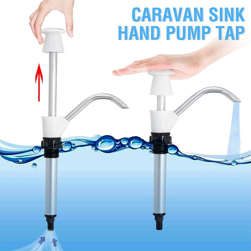 EMVANV Caravan Sink Hand Pump, Hand-Operated Drum Pump, Caravan Sink
