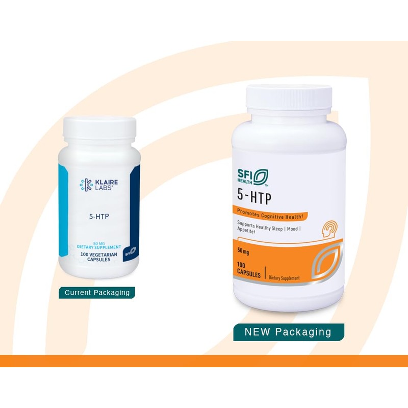 Klaire Labs SFI Health 5-HTP 50 mg - Hypoallergenic 5-HTP