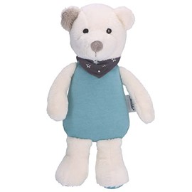 Sterntaler Baby Unisex Cuddly Toy Baby Toy Medium Polar Bear Elia - Baby Soft Toy, Baby Toy, Cuddly Toy - Dark Turquoise
