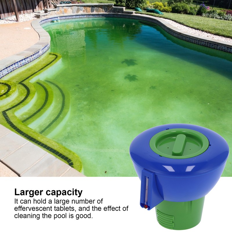 Automatic Pool Dosing Device with Thermometer Pool Chemical Dispenser Cleaning