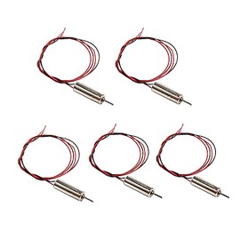 Acxico 5Pcs 4mm Mini Micro DC 3V 60000RPM high Speed Hollow Cup Coreless Motor RC Drone