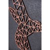 GRAVURZEILE 3D Wooden Origami Decoration - Hummingbird Design - Modern