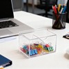 Goklmn Clear Acrylic Cotton Swab Ball Holder Qtip Organizer with