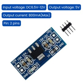 Pack of 10 6.5-12 V to 5 V Step-Down Buck Converter 800 mA Power Supply Module Voltage Regulator Compatible with Arduino Raspberry Pi