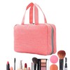 Roll Up Makeup Organizer Bag - Hangable Roll-up Make Up