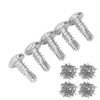 200PCS Self Drilling Screws 304 Stainless Steel Round Head Drill