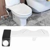 Bidet Toilet Seat Attachment NonElectric Dual Nozzle Adjustable Pressure SelfCleaning(G9/16
