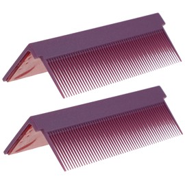 Baluue 2pcs Electric Straightening Comb Attachments High-temperature for Hair Styling Professional Hair Grooming Tools Compatible