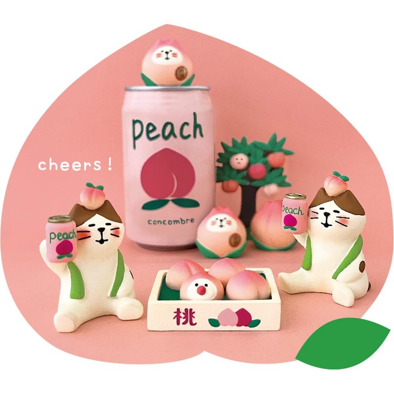 Decole ZCB-90733 Concombe Under The Small Peach Tree Figurine Peach