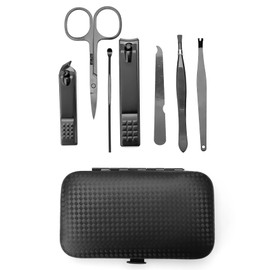 NZKNP Manicure Set Gifts for Men Christmas Stocking Stuffers Gifts for Dad Husband Teen Boys Grooming Tools Kit Santa Claus Xmas Under 10 Dollars Womens Gift