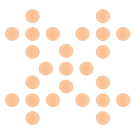 KOMBIUDA 200pcs Sticker Hemostasis Patch Round Mini Breathable Plasters Circle Patches Packaged in 2 Boxes for Family Use