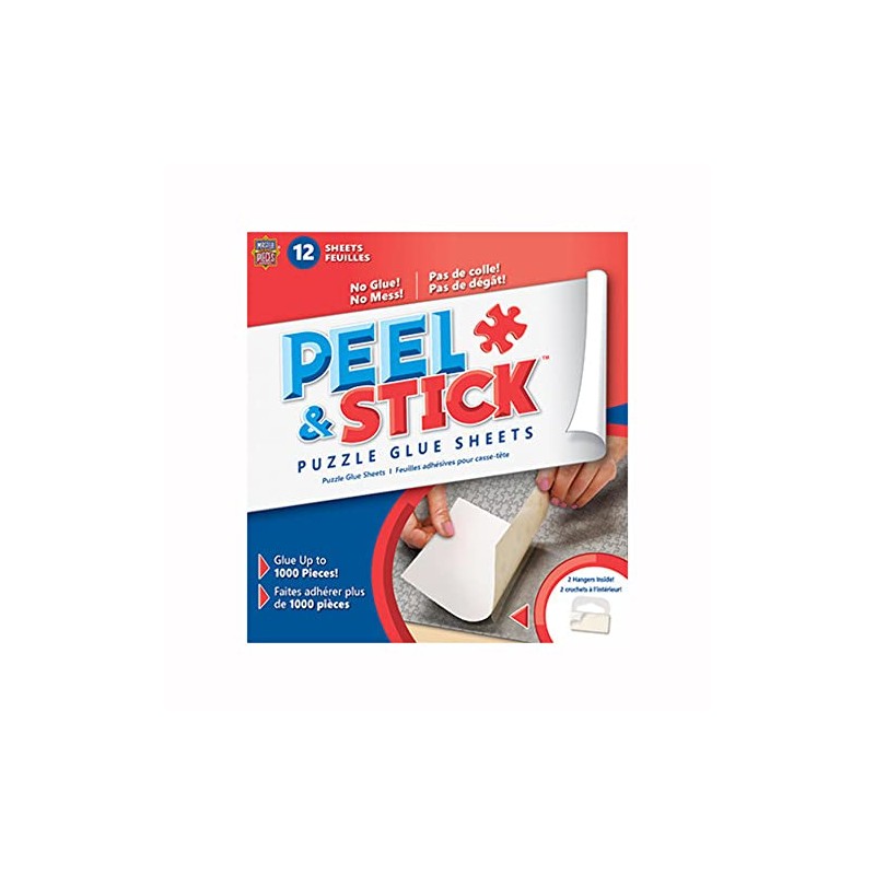 MasterPieces Accessories - Peel & Stick Jigsaw Puzzle Glue Sheets,