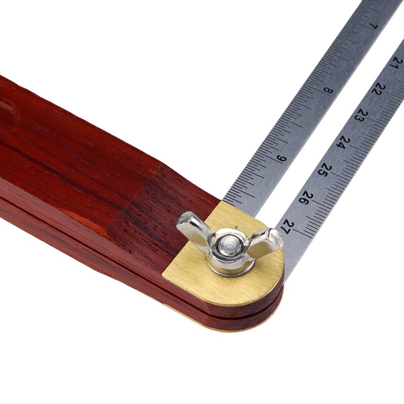 Antrader 12" T-Shaped Inclined Sliding Angle Ruler,Multiple Angle Adjustable Gauge