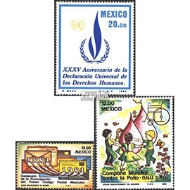 Mexico 1884,1891,1892 (complete.issue.) unmounted mint/never hinged ** MNH 1983/84 HUmAn Rights U.A. (Stamps for collectors)
