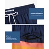 MaaMgic Mens 2 in 1 Swimming Shorts 4 Way Stretch