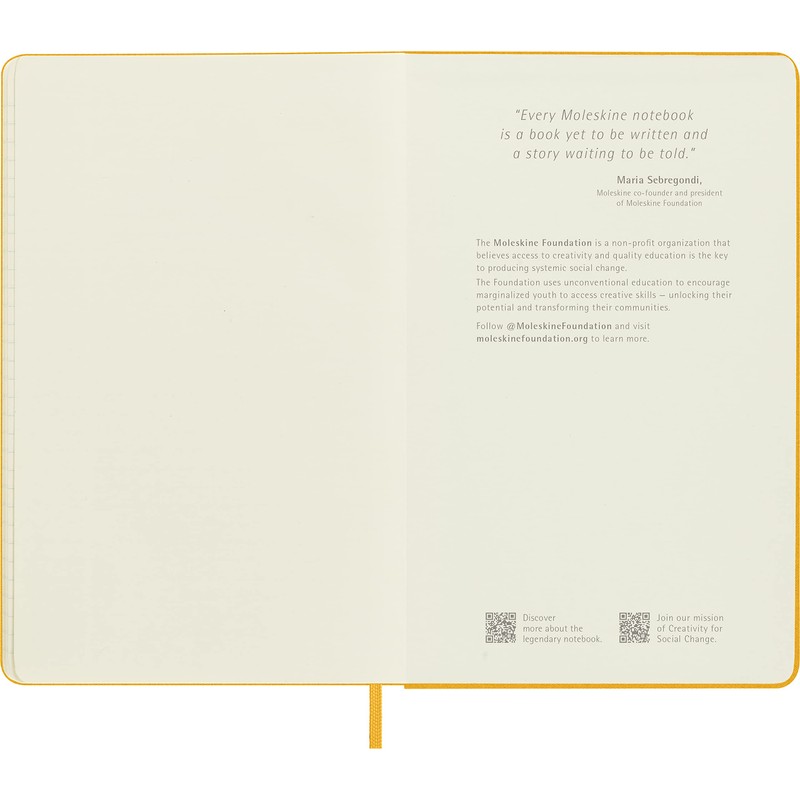 Moleskine Classic Ruled Notebook with Elastic Closure Silk Cover Large