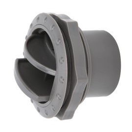 A/C Round Air Vent ,60mm/2 . 4in Hole Diameter Round Ventilation Direcr Replacement Auto Accessories Easy To Install Round AC Air Outlet Vent for RVs Boats(grey)