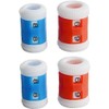 4Pcs 2 Sizes Red and Blue Knit Row Counter,Replacement Reusable