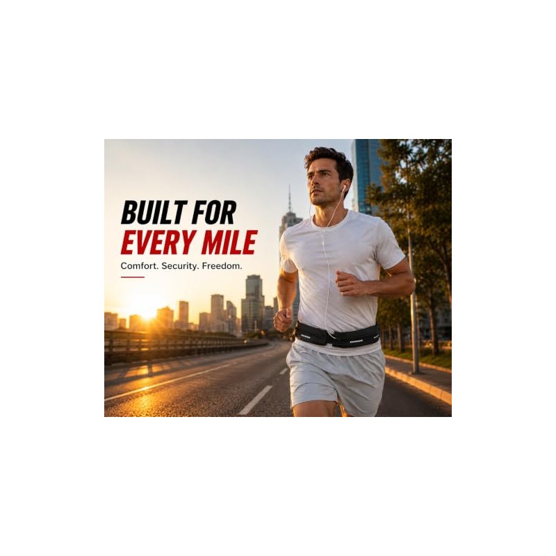 Cinturón para correr para hombres y mujeres, riñonera con soporte