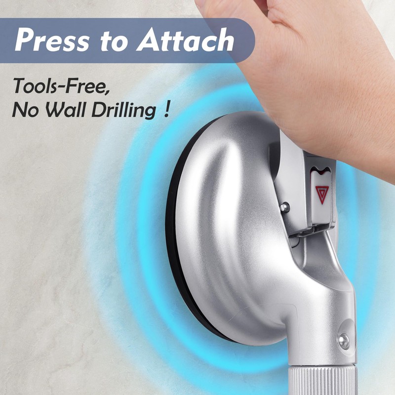 Grab Bars for Bathtubs and Showers, 17-inch Upgraded Safety Suction
