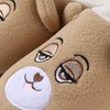 Boys Girls Cute and Cozy Plush Slip On Bear Slippers