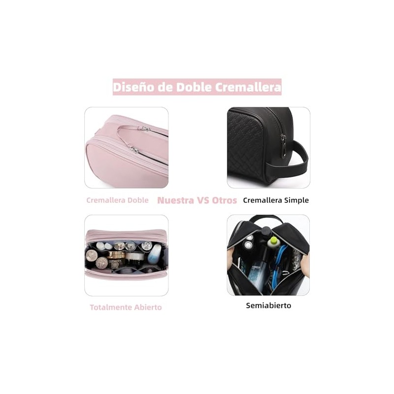 Shoonlo Neceser de Viaje para Hombre y Mujer, Bolsa de