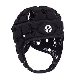 Body Armour Ventilator Headgaurd (Black, Large Adult)