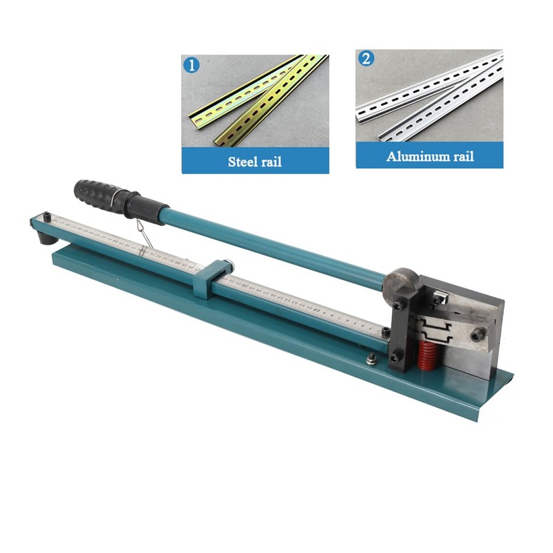EODSAD Manual Din Rail Cutter, Dual Groove Rail Cutting Tool
