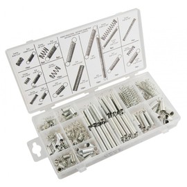 Spring Assortment, Set of 200 Coil Spring and Compression Springs Spring Steel