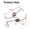 Sourcing Map Metal Tension Spring Bronze Tone Steel Compression Spring