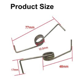 Sourcing Map Metal Tension Spring Bronze Tone Steel Compression Spring Secateurs Accessories Tool Trolley Jack Hydraulic Handle Thickening Torsion Spring Replacement Parts Car Repair Tool Parts Pack