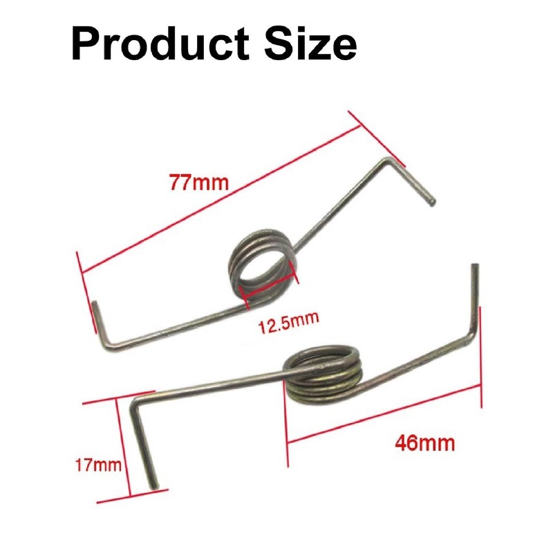 Sourcing Map Metal Tension Spring Bronze Tone Steel Compression Spring