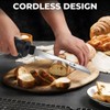 HAUSHOF Cordless Electric Knife 8V Rechargeable Meat Cutter Reciprocating Blades