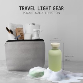 SCREAMFOX - Botellas para apretar con tapa abatible de 7.5 onzas con tapa a prueba de fugas para cremas, loción, champú acondicionador