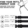 Waterproof Dog Collar, Odor-Proof and Easy to Clean Rubber Dog