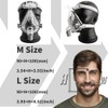 Universal CPAP MASK Full Face Set Include Headgear, Elbows, Frame-