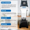 Vicue Upgraded Blender Latching Lid Replacement for Blendtec-Commercial WildSide+ &