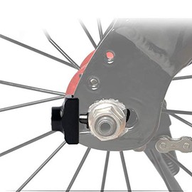 Bike Chain Adjuster Tensioner, Bicycle Tensioner Adjuster Single Speed Bike Chain Tensioner Bicycle Replacement Accessories Black/Red/Silver
