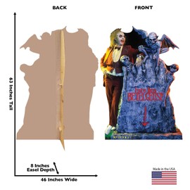 Advanced Graphics Beetlejuice - Here Lies Betelgeuse Life Size Cardboard Cutout Standup - Beetlejuice (1988 Film)