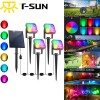 T-SUN Solar Spot Lights Color Changing LED Outdoor Garden Pathway