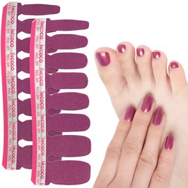 INCOCO Royal Velvet Self Nail Seal, Just Stick Nails, Glitter, Nail Sticker, Foot Nail, Pedicure, Quick Dry Nail