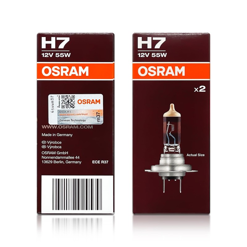 DAMA Automotive Lighting H7 Night Breaker 220 Halogen Headlight replacement