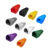 Soft Plastic Ethernet RJ45 Cable Connector Boots Cover Strain Relief Boots CAT5 CAT5E CAT6 CAT6E 100PCS by Copapa (Multicolored)